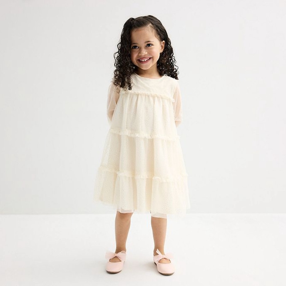 Toddler Carter’s tiered holiday dress 3T